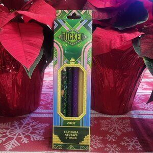Wicked x Stanley Straws - 4-pack for 20 oz Tumbler, NEW! - CharCharms, Elphaba